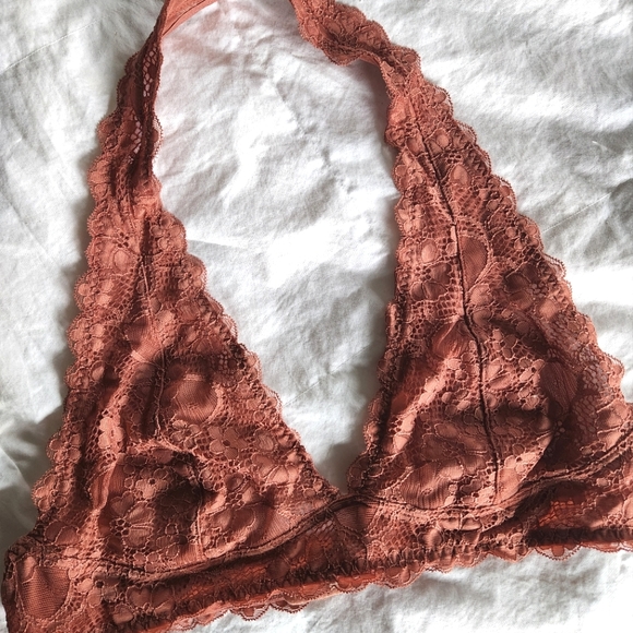 Free People Other - Free People Lace Galloon Halter Bralette